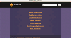 Desktop Screenshot of ideabaj.com